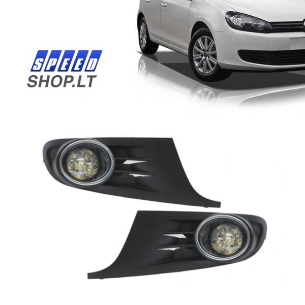 Golf 6 LED dienos šviesos žibintai Dectane