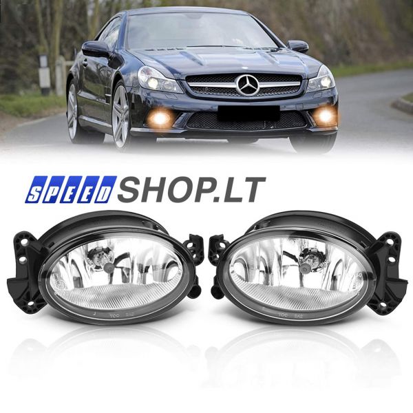 Mercedes Benz W169 C209 A209 C219 W211 S211 W463 X164 W251 R230 W204 S204 W164 rūko žibintai