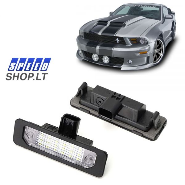 FORD FOCUS MUSTANG LED numerių apšvietimas