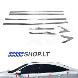 HONDA CIVIC 10 chromuota langų apdaila