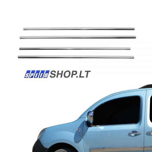 MB CITAN 415, RENAULT KANGOO chromuota langų apdaila