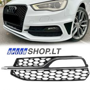 AUDI A3 8V S3 bamperio šoninės grotelės rūko žibinto kairė