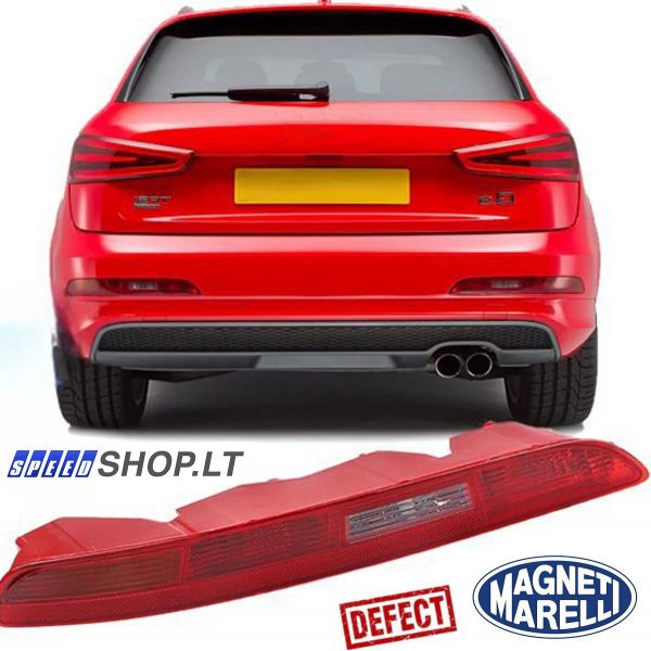 AUDI Q3 galinis žibintas į bamperį atšvaitas Magneti Marelli kairė 
