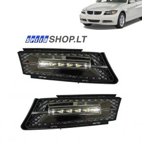 BMW 3 E90 E91 Led dienos šviesos žibintai