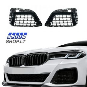 BMW 5 G30 G31 LCI M-paketas priekinio bamperio šoninės grotelės