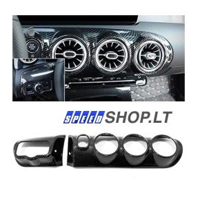 Mercedes-Benz W177 X118 CLA centrinio valdymo skydelio oro kondicionieriaus ventiliacijos skydelio apdaila 