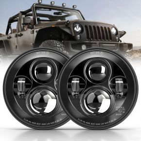 Jeep Wrangler priekiniai LED žibintai 7coliu