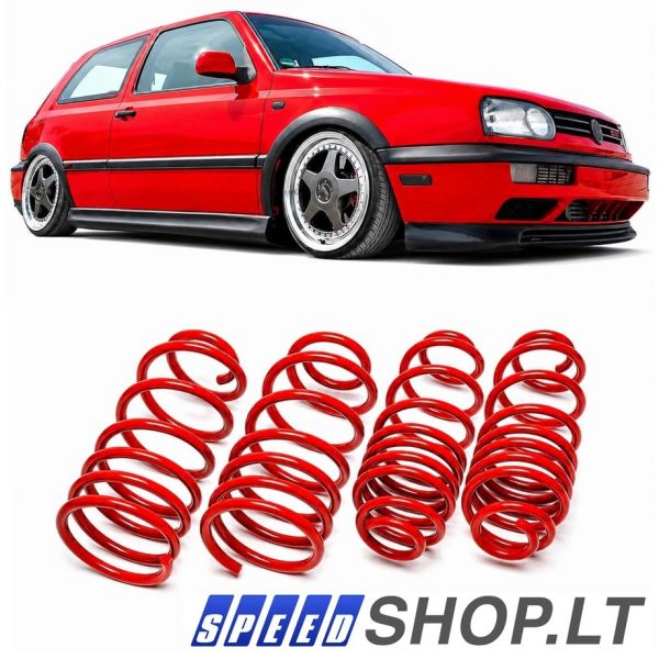 GOLF 3 VENTO priekinės žeminančios spyruoklės