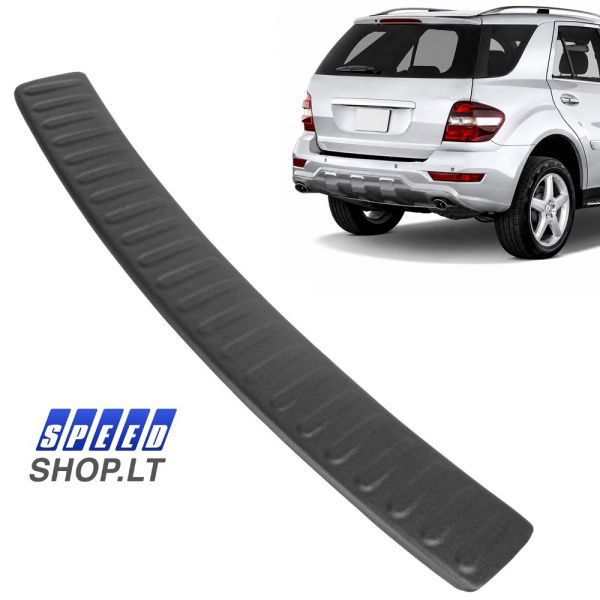 Mercedes-Benz ML W164 juoda galinio bamperio apsauga