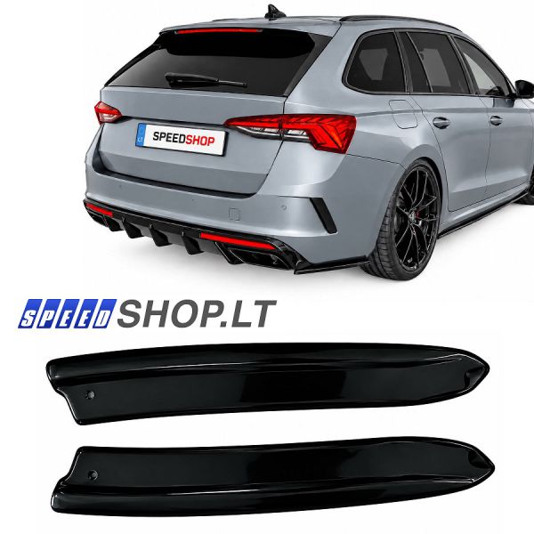 Skoda Octavia RS MK4 2020+ galinio buferio spliteriai
