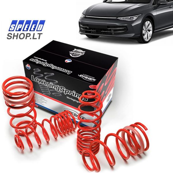 Volkswagen Golf 8 žeminimo spyruoklės 