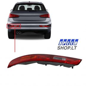 AUDI Q3 atšvaitas į galinį bamperį