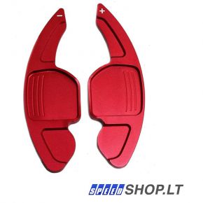 AUDI A3 A4 A5 A6 A7 raudona svirčių apdaila