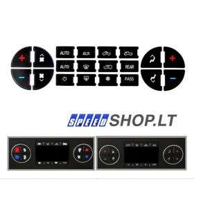 Chevrolet GMC klimato kontrolės lipdukai