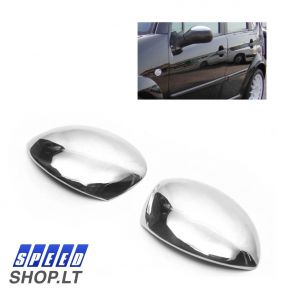 Citroen C3 chromuoti veidrodėlių gaubtai