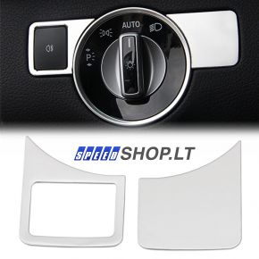 Mercedes-Benz W212 W218 W166 E CLS ML žibintų jungiklio rėmelio apdaila
