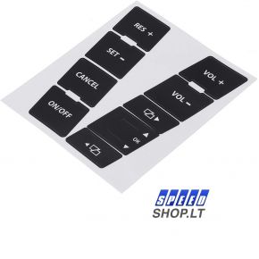 TOUAREG vairo mygtukų lipdukai