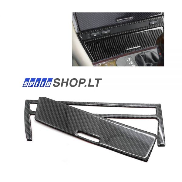 BMW E46 peleninės Carbon apdaila