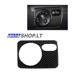 GOLF 6 žibintų jungiklio Carbon apdaila