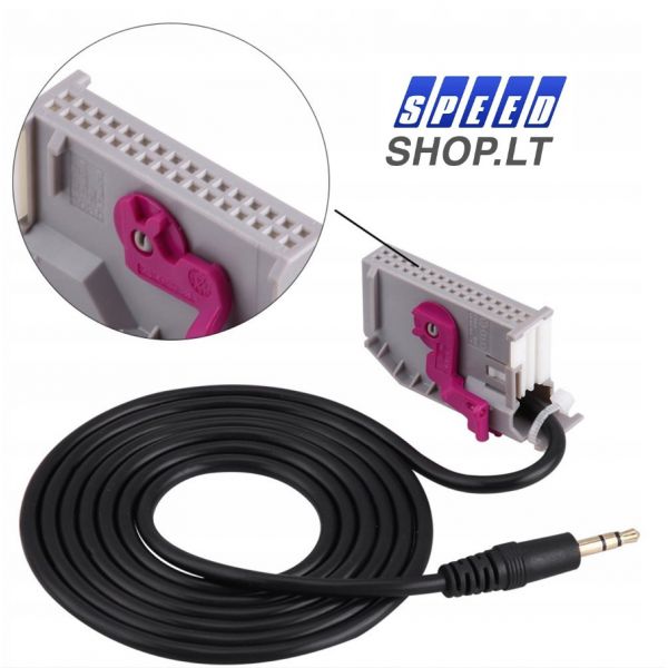 AUDI AUX laidas rns 32pin