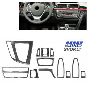 BMW F30 F31 F33 F34 Carbon salono apdailos
