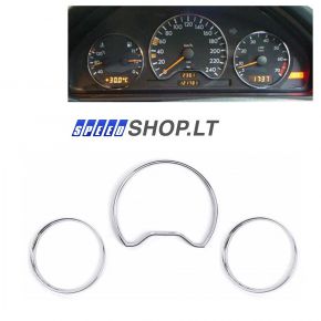 Mercedes-benz W202 spidometro žiedai Mopf