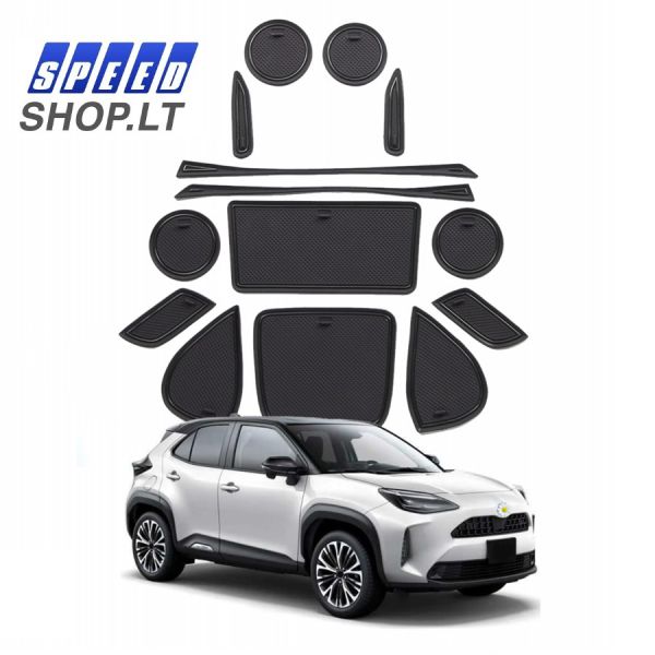 TOYOTA YARIS CROSS silikoninių kilimėlių komplektas