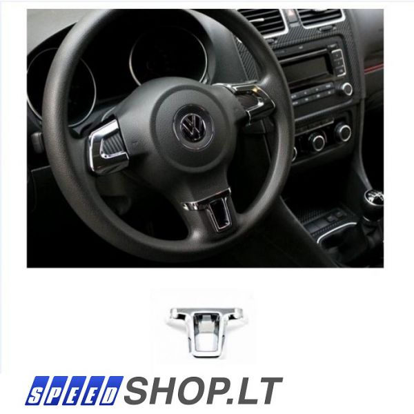 Golf Polo Jetta chromuota vairo apdaila