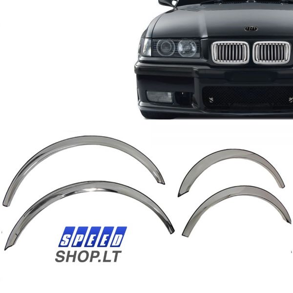 BMW 3 (E36) Chromuota arkų apdaila