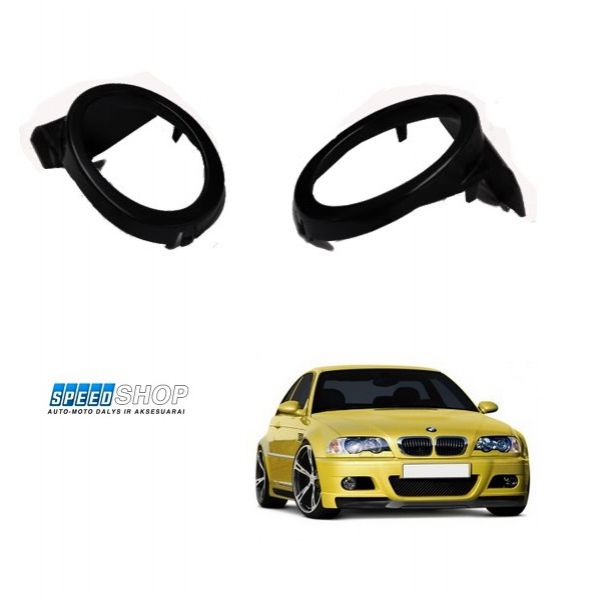 BMW 3 (E46) priešrūkinių žibintų dangteliai