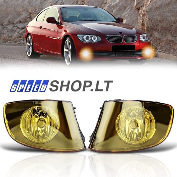 BMW 3 (E92-E93) geltoni rūko žibintai