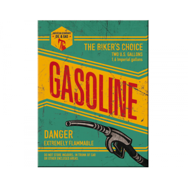 Gasoline šaldytuvo magnetukas