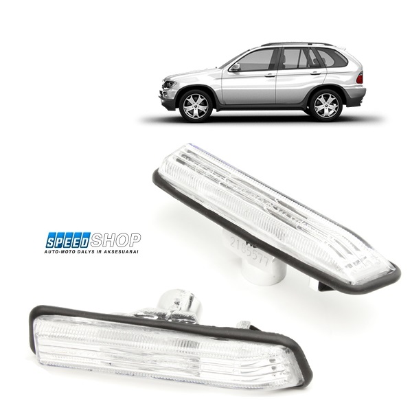 BMW X5 (E53) skaidrūs posūkiai