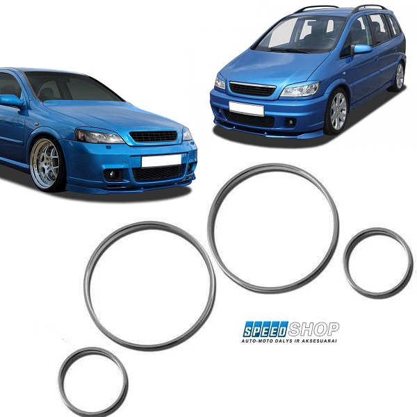 Opel Astra, Zafira spidometro žiedai
