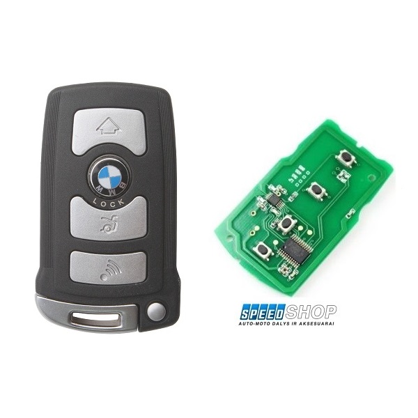 BMW 7 (E65) Smart raktas su nuotolinio valdymo mechanizmu