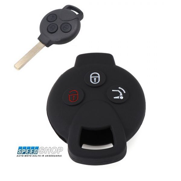 Smar FORTWO raktelio silikoninis dėklas