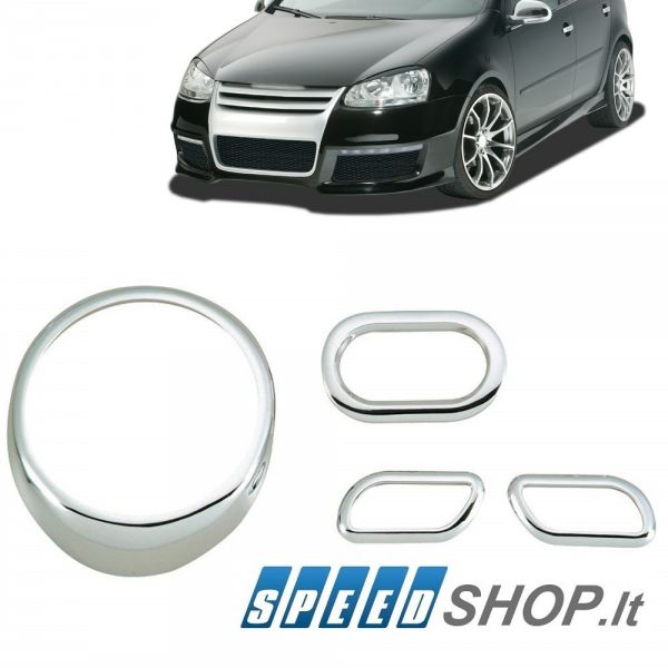 Golf 5 chromuota panelės apdaila